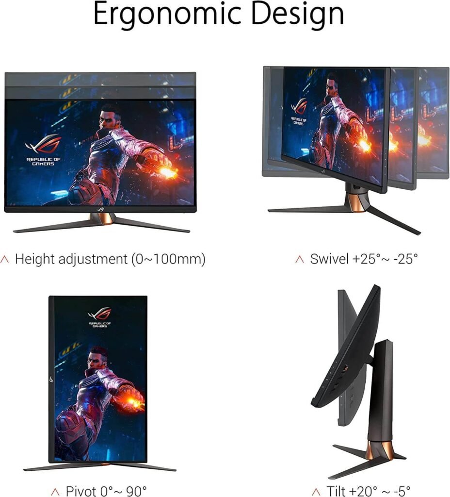 ASUS ROG Swift PG279QM diseño