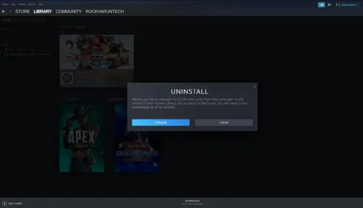 Cómo desinstalar juegos de Steam 2