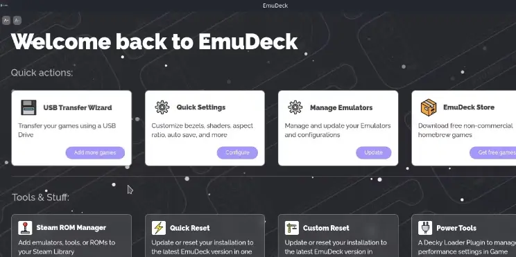 Cómo utilizar EmuDeck en Steam Deck 1