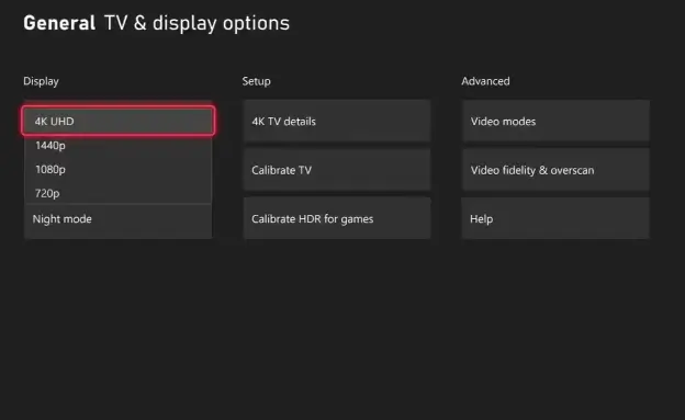 configurar juegos en 4K en Xbox Series X 5