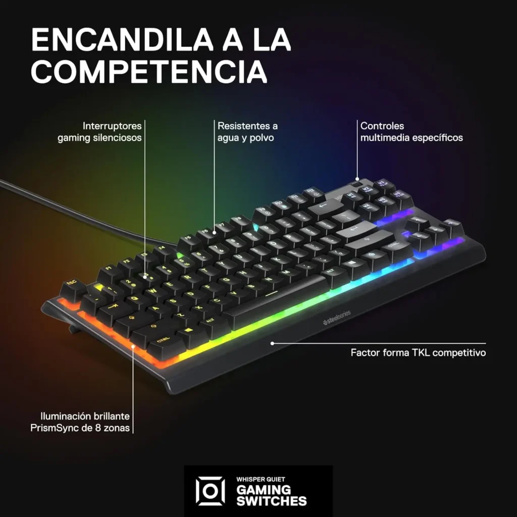 SteelSeries Apex 3 TKL reseña